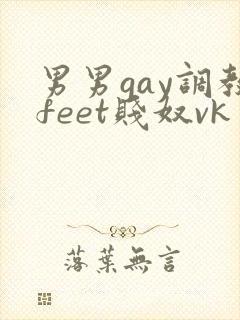 男男gay调教feet贱奴vk
