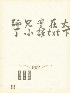 师兄实在太稳健了小说txt下载