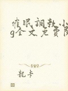 催眠调教小说bg全文免费阅读