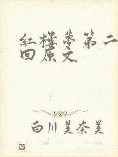 红楼梦第二十一回原文