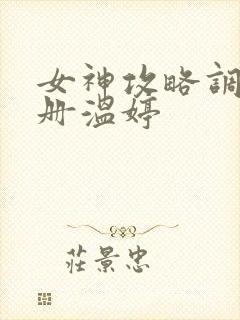 女神攻略调教手册温婷封面