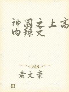 神国之上高h全肉辣文封面