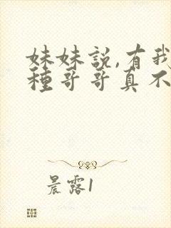 妹妹说,有我这种哥哥真不幸 短剧封面