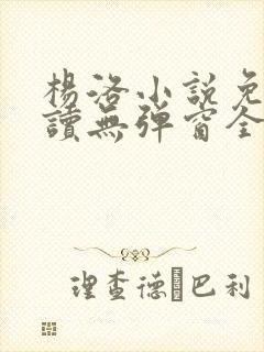 杨洛小说免费阅读无弹窗全文