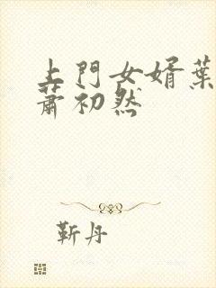 上门女婿叶辰和萧初然