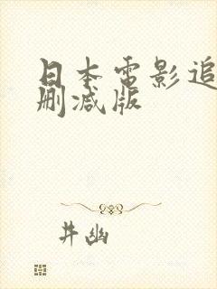 日本电影追捕无删减版封面