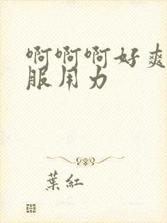 啊啊啊好爽好舒服用力