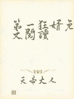 第一狂婿免费全文阅读封面
