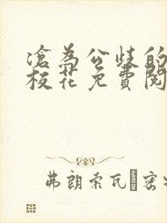 沧为公歧的清纯校花免费阅读封面