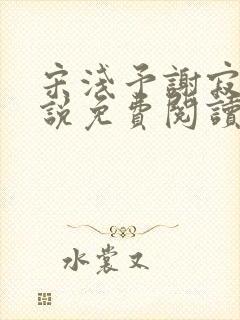 宋浅予谢寂洲小说免费阅读最新章节