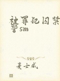 被罪犯囚禁的刑警sm封面