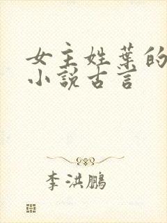 女主姓叶的穿越小说古言