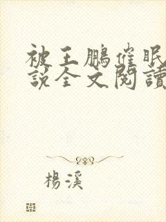 被王鹏催眠的小说全文阅读