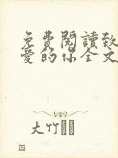 免费阅读致我最爱的你全文