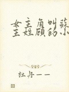 女主角叫苏禾男主姓顾的小说