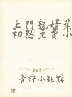 上门龙婿叶辰萧初然免费小说封面