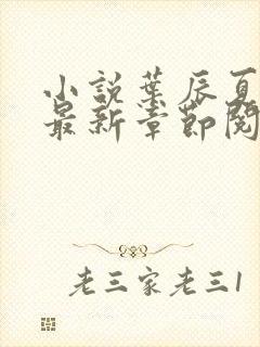 小说叶辰夏若雪最新章节阅读