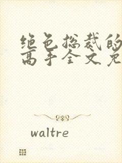 绝色总裁的超级高手全文免费阅读