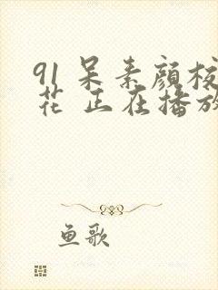 91 呆素颜校花 正在播放封面