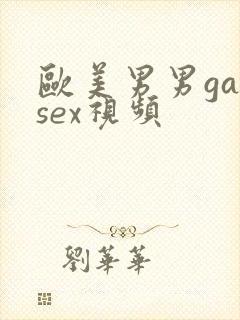 欧美男男gaysex视频