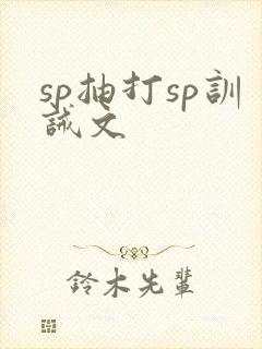 sp抽打sp训诫文封面