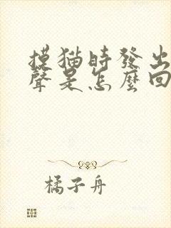 摸猫时发出呼噜声是怎么回事