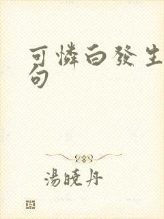 可怜白发生前一句