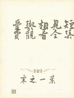 爱与相见短剧免费观看全集最新章节