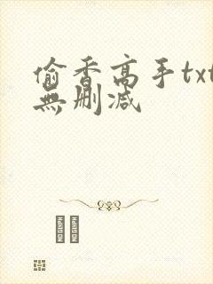 偷香高手txt无删减封面