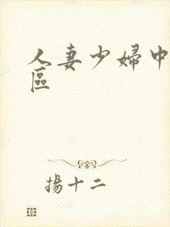 人妻少妇中出一区