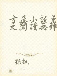 方辰小说免费全文阅读无弹窗