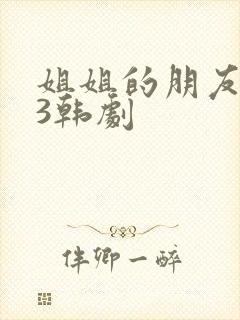 姐姐的朋友韩剧3韩剧封面