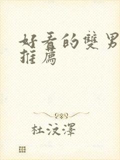 好看的双男主文推荐封面