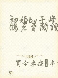 初婚by千峰一鹤免费阅读笔趣阁小说