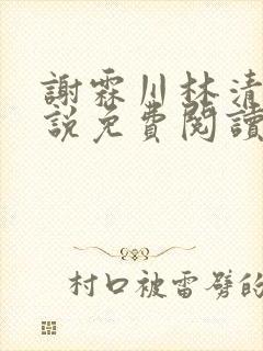 谢霖川林清禾小说免费阅读最新章节