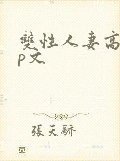 双性人妻高hnp文