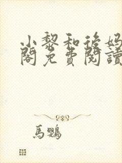 小黎和后妈笔趣阁免费阅读第27章封面