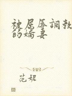 被屈辱调教沉沦的娇妻