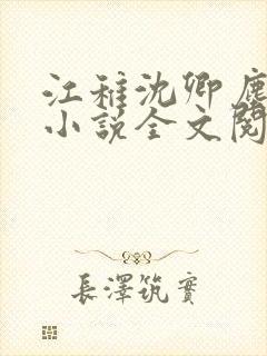 江稚沈卿尘免费小说全文阅读