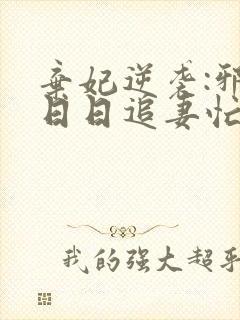 弃妃逆袭:邪王日日追妻忙小说免费阅读