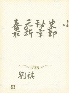 春元秘史 小说最新章节封面