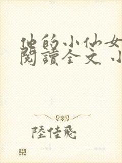 他的小仙女免费阅读全文 小说