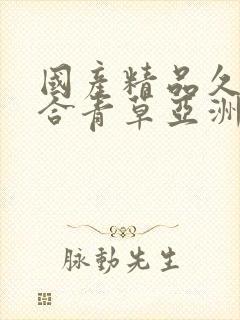 国产精品久久综合青草亚洲av封面