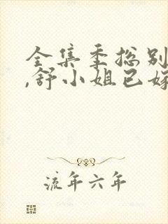 全集季总别虐了,舒小姐已嫁人