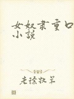 女奴隶重口调教小说