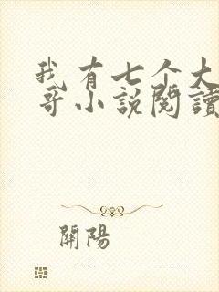 我有七个大佬哥哥小说阅读全部