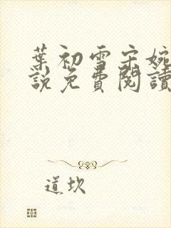 叶初雪宋婉琳小说免费阅读最新章节