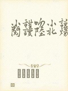 小甜吻小说免费阅读陆北炀