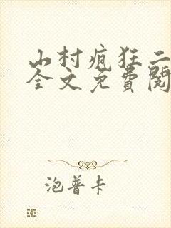 山村疯狂二彪子全文免费阅读封面
