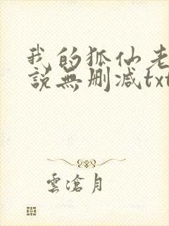 我的狐仙老婆小说无删减txt